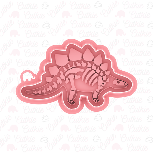 Dinosaurio Stegosaurus Fósil